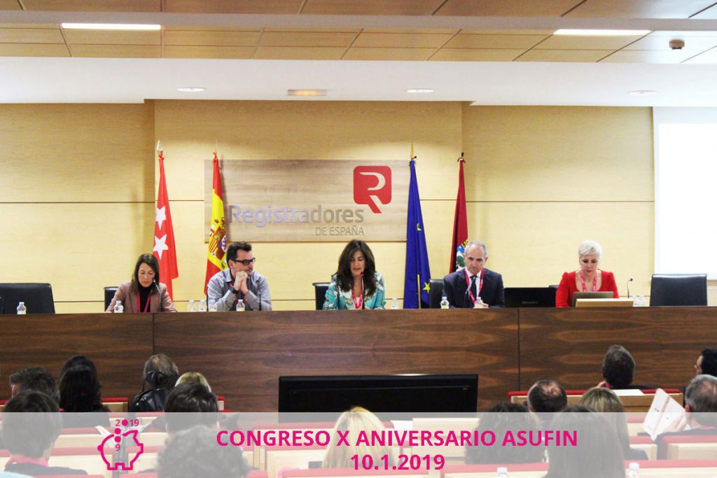 Congreso Asufin 2019. Francisco González Audicana. Jesús Sánchez. Cristina Vallejo. Ana Samboal. Patricia Suárez