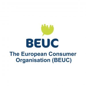 BEUC LOGO - The European Consumer Organisation - La Organización Europea de Consumidores es un grupo de consumidores paraguas, fundado en 1962. Con sede en Bruselas, Bélgica, reúne a 45 organizaciones europeas de consumidores de 32 países.