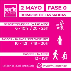 FASE O - DESESCALADA - ACTIVIDADES DEPORTIVAS Y PASEOS - ASUFIN